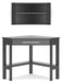 Otaska Home Office Corner Desk with Bookcase - MR ZEE FURNITURE