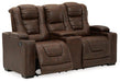 Owner's Box Power Reclining Loveseat with Console - MR ZEE FURNITURE