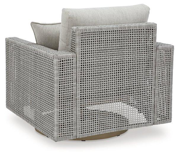 Seton Creek Outdoor Swivel Lounge with Cushion - MR ZEE FURNITURE