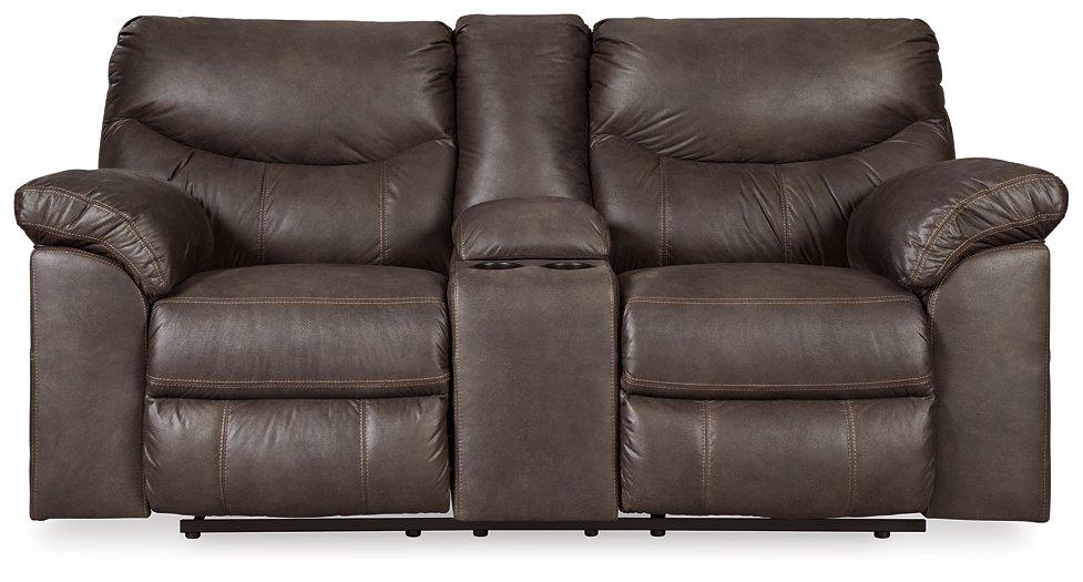 Boxberg Reclining Loveseat with Console - MR ZEE FURNITURE