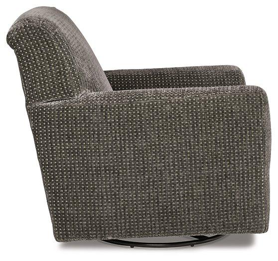 Herstow Swivel Glider Accent Chair - MR ZEE FURNITURE