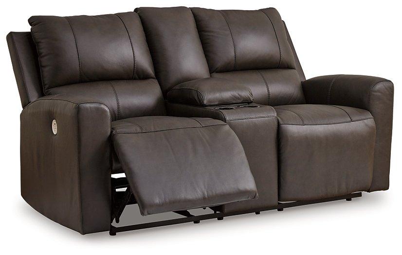 Boxmere Power Reclining Loveseat with Console - MR ZEE FURNITURE