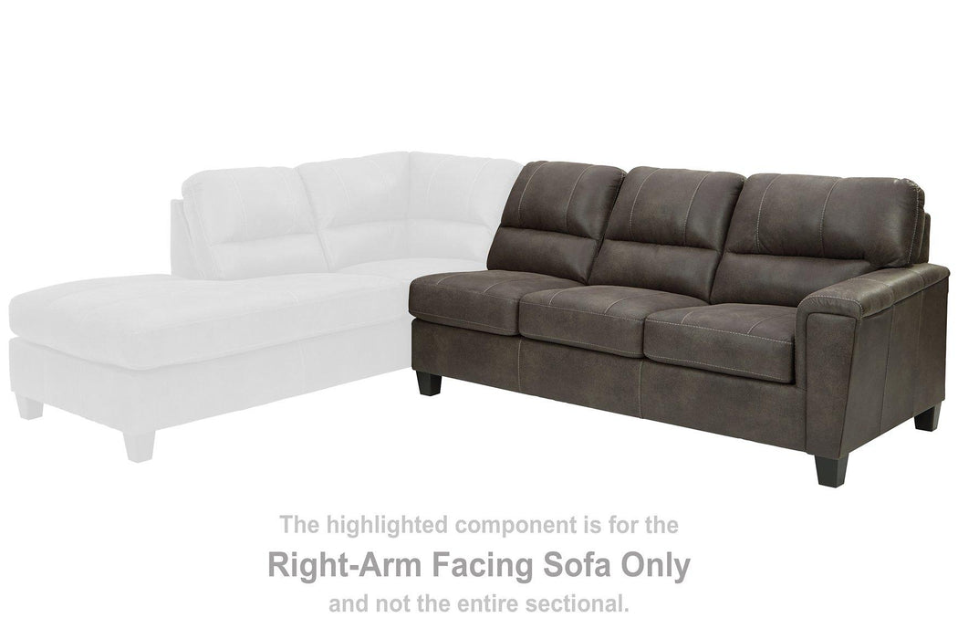 Navi 2-Piece Sectional with Chaise - MR ZEE FURNITURE