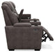 HyllMont Power Reclining Loveseat with Console - MR ZEE FURNITURE