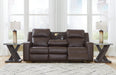 Lavenhorne Reclining Sofa with Drop Down Table - MR ZEE FURNITURE