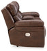 Edmar Power Reclining Loveseat with Console - MR ZEE FURNITURE