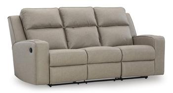 Lavenhorne Reclining Sofa with Drop Down Table - MR ZEE FURNITURE