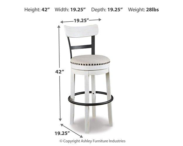 Valebeck Bar Height Bar Stool - MR ZEE FURNITURE