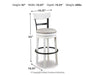 Valebeck Bar Height Bar Stool - MR ZEE FURNITURE