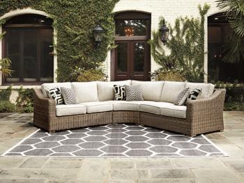 Beachcroft Outdoor Seating Set - MR ZEE FURNITURE