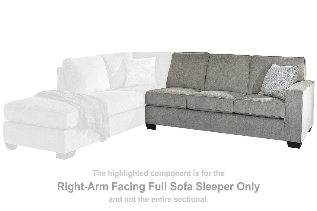 Altari 2-Piece Sleeper Sectional with Chaise - MR ZEE FURNITURE