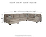 Ballinasloe 3-Piece Sectional with Chaise - MR ZEE FURNITURE