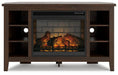 Camiburg Corner TV Stand with Electric Fireplace - MR ZEE FURNITURE