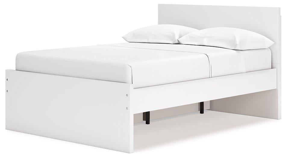 Onita Panel Bed with 1 Side Storage - MR ZEE FURNITURE