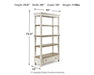 Realyn 75" Bookcase - MR ZEE FURNITURE