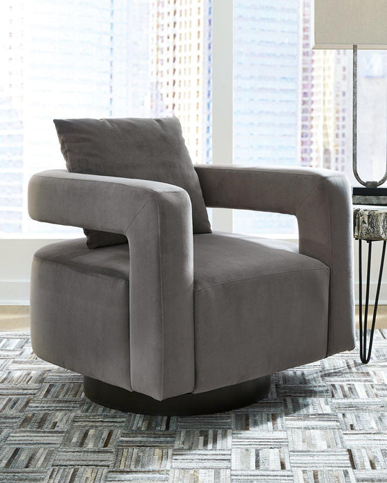 Alcoma Swivel Accent Chair - MR ZEE FURNITURE