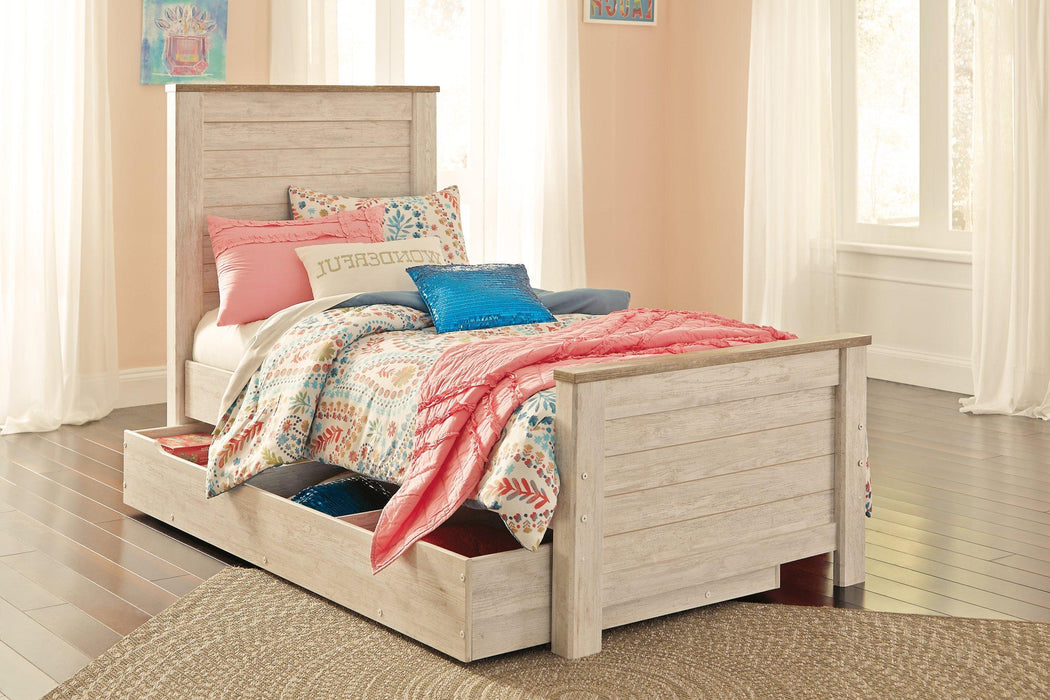 Willowton Bed with 2 Storage Drawers - MR ZEE FURNITURE