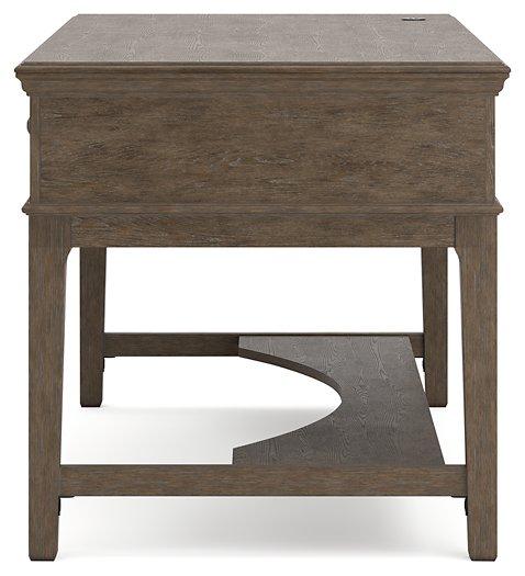 Janismore Home Office Storage Leg Desk - MR ZEE FURNITURE