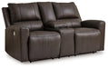 Boxmere Power Reclining Loveseat with Console - MR ZEE FURNITURE