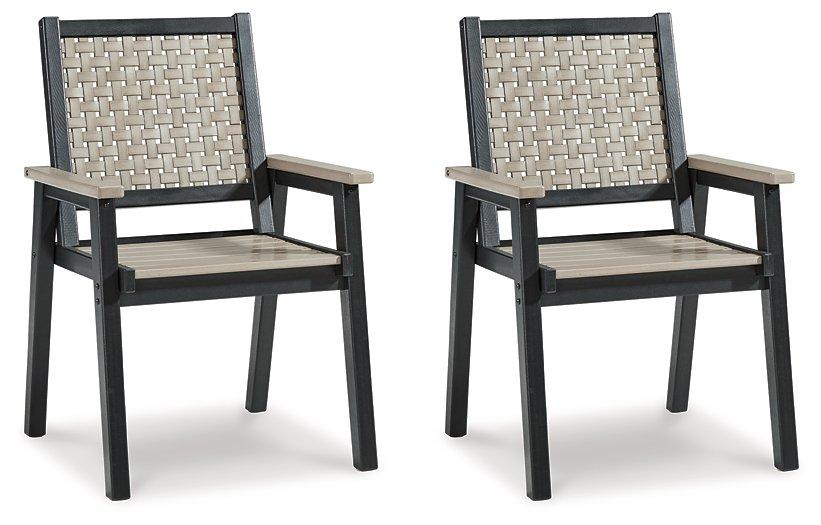 Mount Valley Arm Chair (set Of 2) - MR ZEE FURNITURE