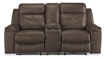 Jesolo Reclining Loveseat with Console - MR ZEE FURNITURE