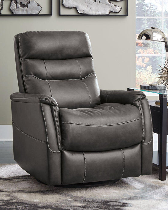 Riptyme Swivel Glider Recliner - MR ZEE FURNITURE