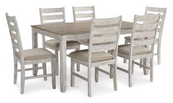 Skempton Dining Table and Chairs (Set of 7) - MR ZEE FURNITURE