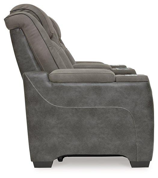 Next-Gen DuraPella Power Reclining Loveseat with Console - MR ZEE FURNITURE