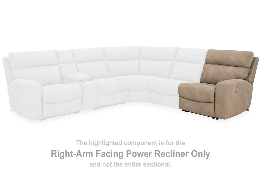 Next-Gen DuraPella Power Reclining Sectional Loveseat with Console - MR ZEE FURNITURE