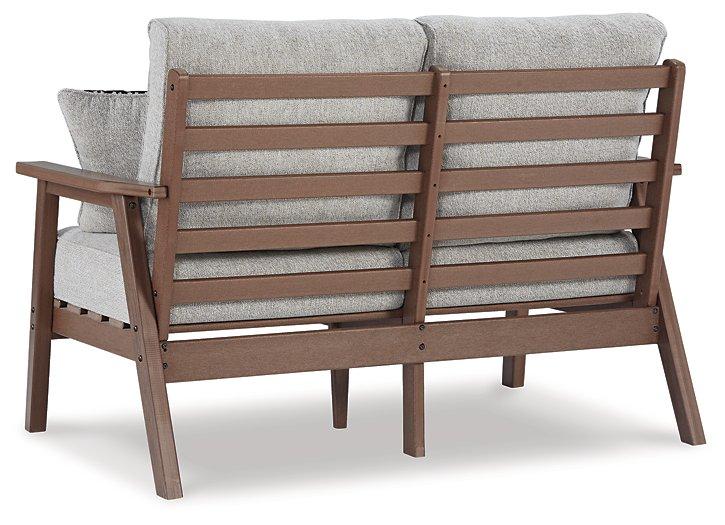 Emmeline Outdoor Loveseat with Cushion - MR ZEE FURNITURE