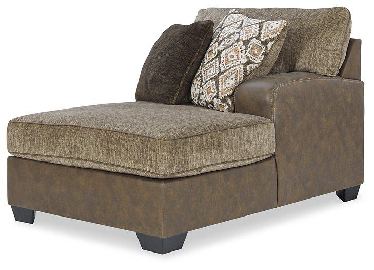 Abalone 3-Piece Sectional with Chaise - MR ZEE FURNITURE