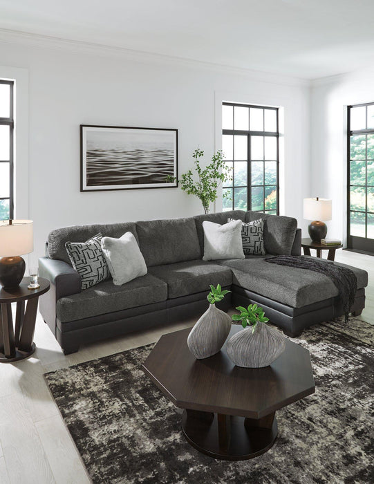 Brixley Pier Sectional with Chaise - MR ZEE FURNITURE