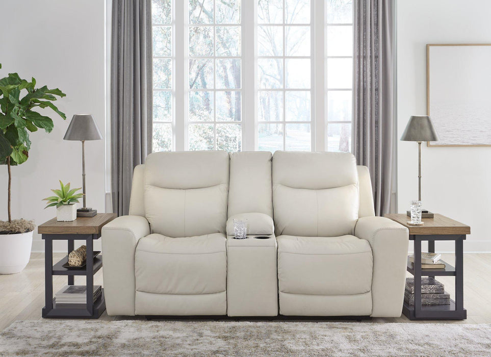 Mindanao Power Reclining Loveseat with Console - MR ZEE FURNITURE