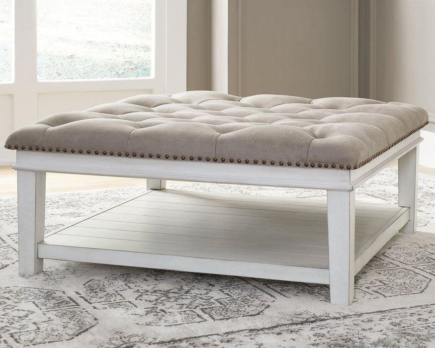 Kanwyn Upholstered Ottoman Coffee Table - MR ZEE FURNITURE