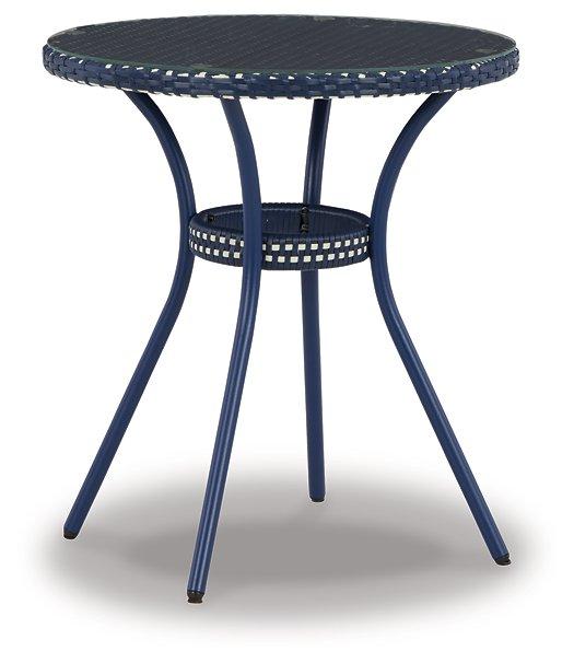 Odyssey Blue Outdoor Table and Chairs (Set of 3) - MR ZEE FURNITURE