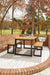 Town Wood Outdoor Dining Table Set (Set of 3) - MR ZEE FURNITURE