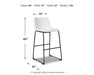 Centiar Pub Height Bar Stool - MR ZEE FURNITURE