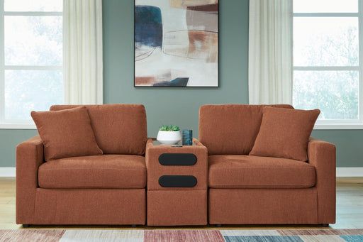 Modmax Sectional Loveseat with Audio System - MR ZEE FURNITURE