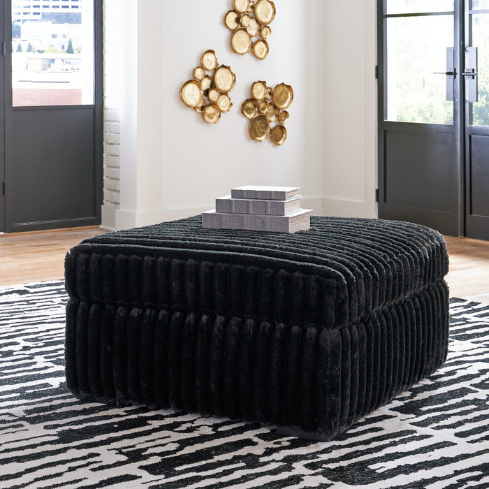 Midnight-Madness Oversized Accent Ottoman - MR ZEE FURNITURE