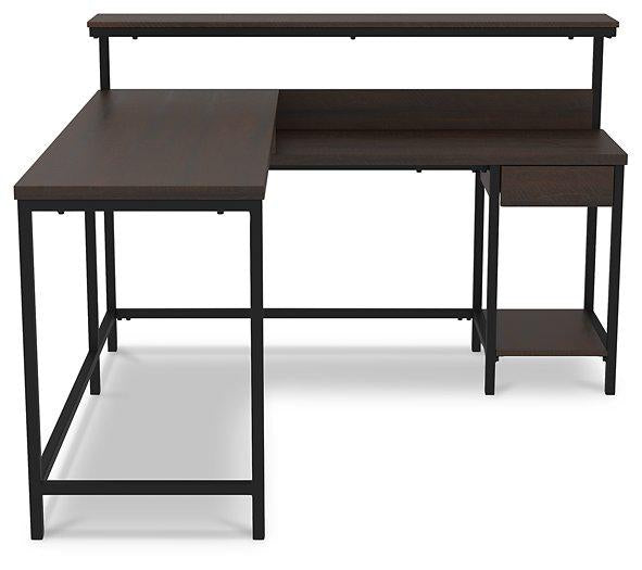 Camiburg Home Office L-Desk with Storage - MR ZEE FURNITURE