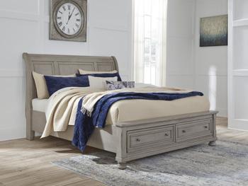 Lettner Bed with 2 Storage Drawers - MR ZEE FURNITURE