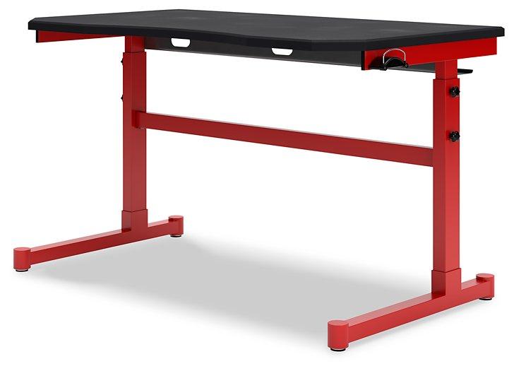 Lynxtyn Adjustable Height Home Office Desk - MR ZEE FURNITURE