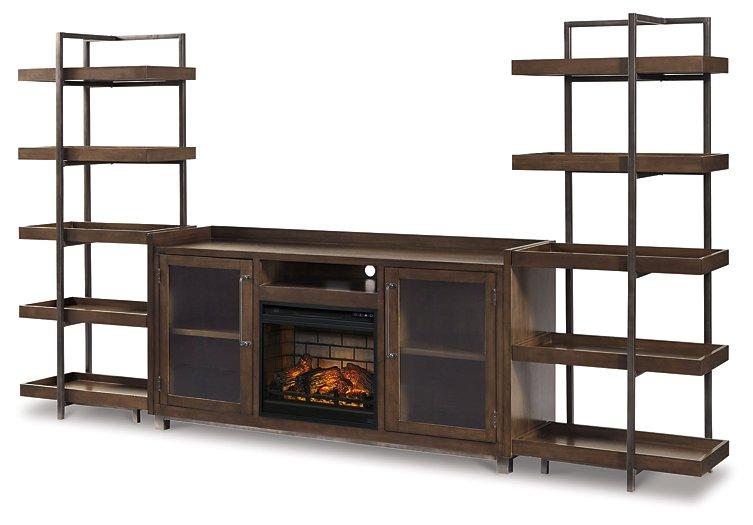 Starmore 3-Piece Wall Unit with Electric Fireplace - MR ZEE FURNITURE