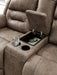 Stoneland Power Reclining Loveseat with Console - MR ZEE FURNITURE