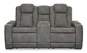 Next-Gen DuraPella Power Reclining Loveseat with Console - MR ZEE FURNITURE