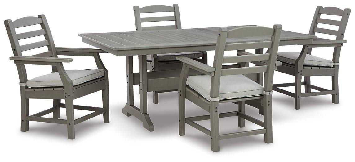 Visola Outdoor Dining Table with 4 Chairs - MR ZEE FURNITURE