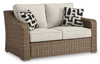 Beachcroft Outdoor Loveseat with Cushion - MR ZEE FURNITURE