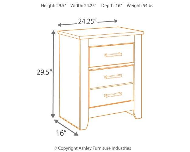 Brinxton Nightstand - MR ZEE FURNITURE