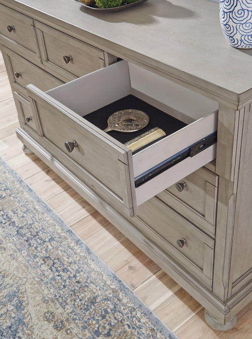 Lettner Dresser and Mirror - MR ZEE FURNITURE