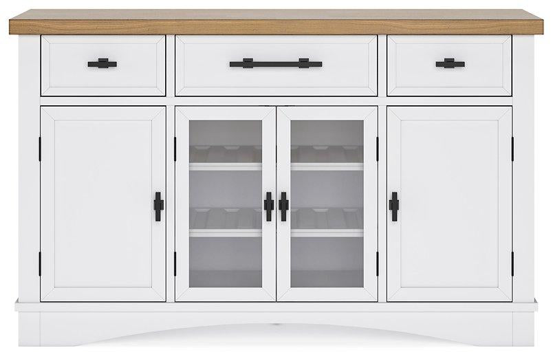 Ashbryn Dining Server and Hutch - MR ZEE FURNITURE